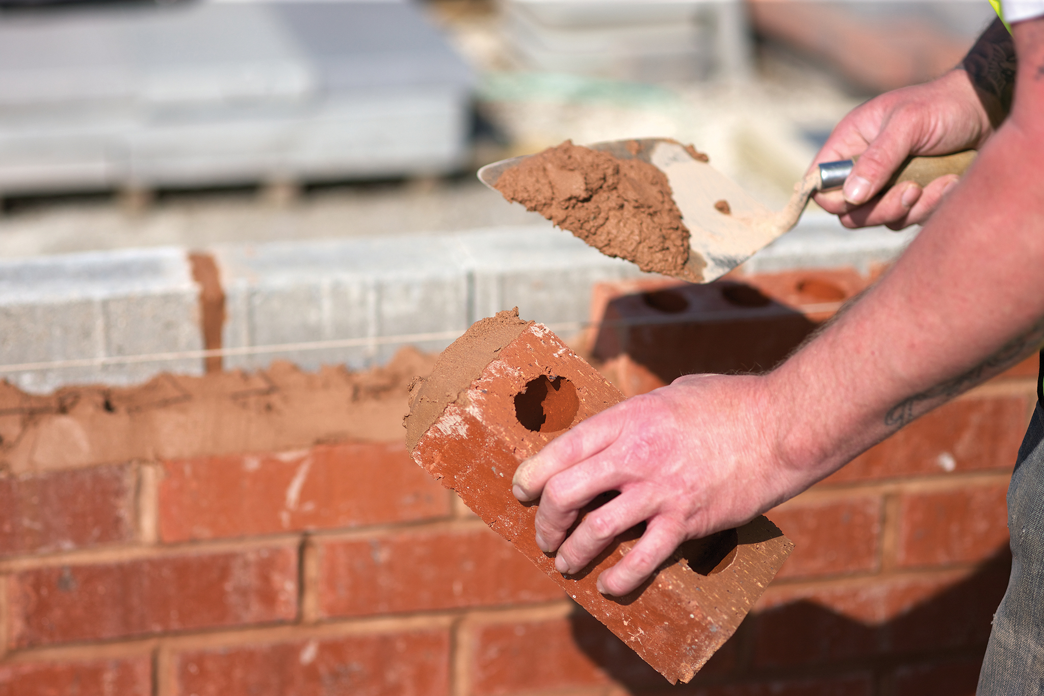 Bricklaying mortar shop