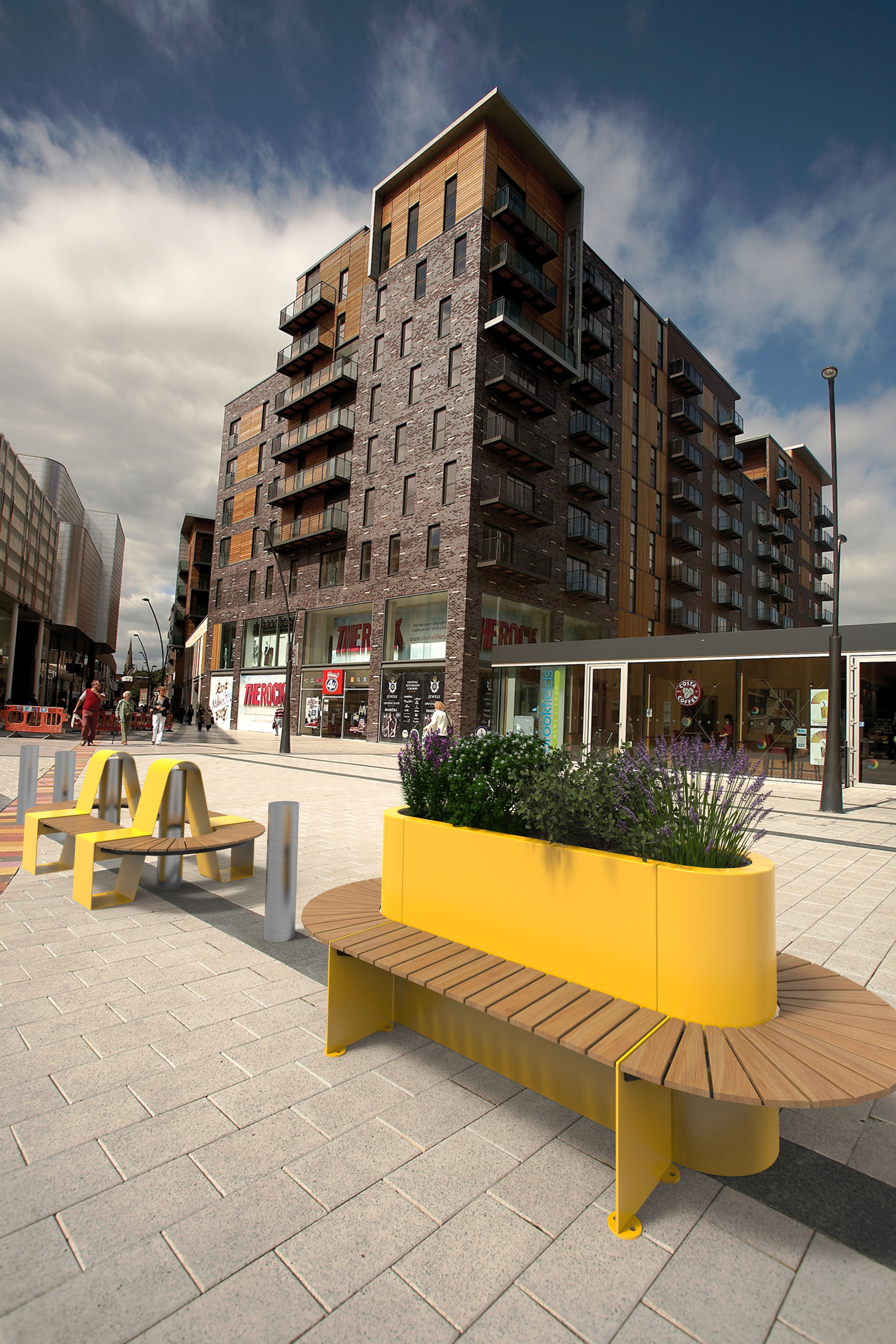 RhinoGuard® Kirkos Coordinated HVM Street Furniture | Marshalls