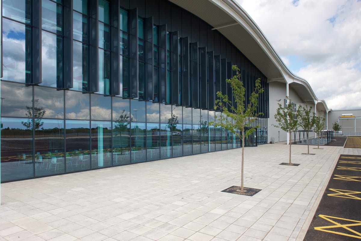 saxon paving - hitachi rail factory county durham