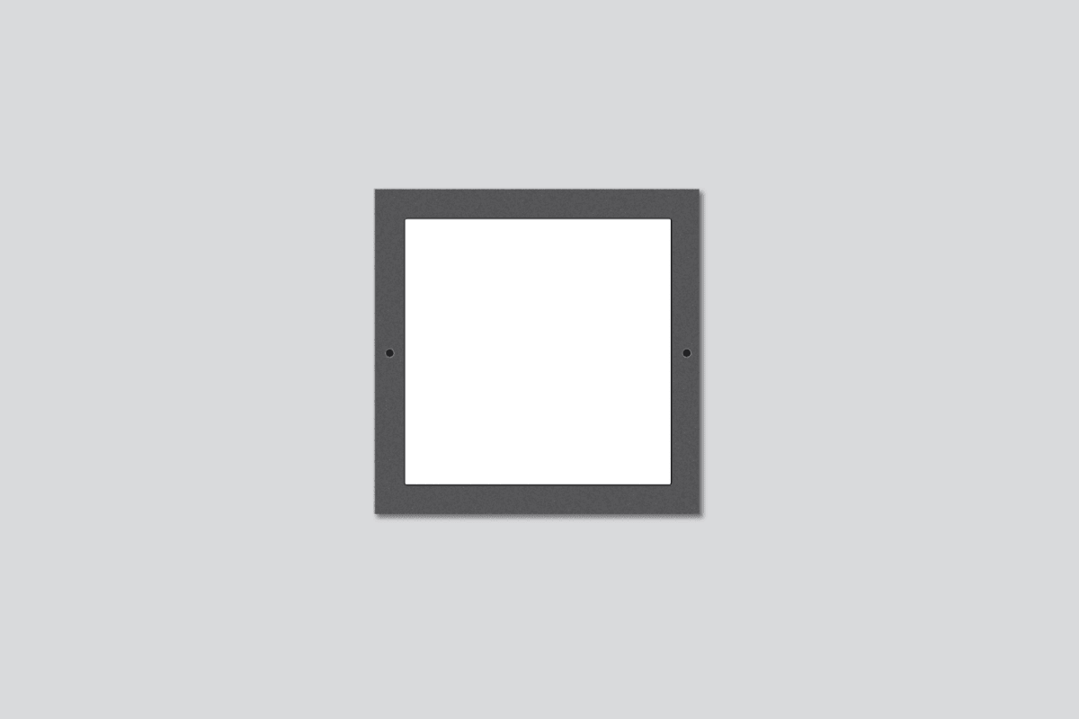 bega square recessed wall luminaire