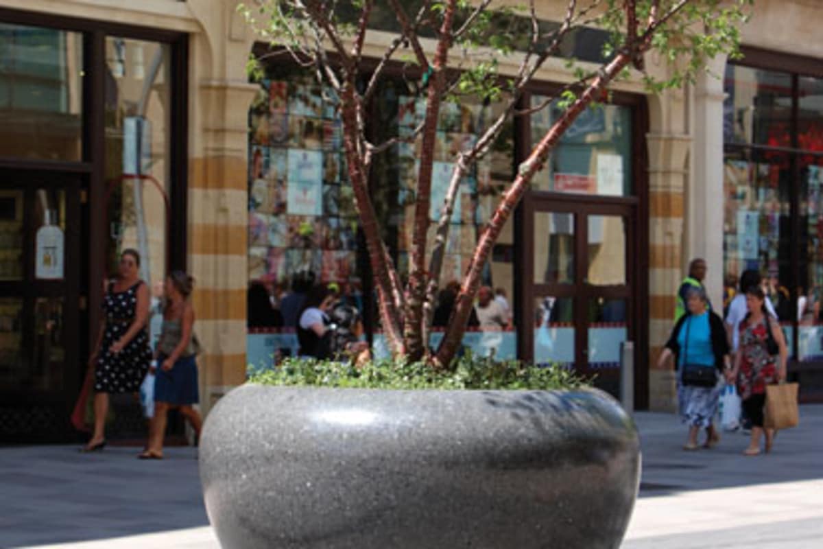 bellitalia giove large precious stone tree planter