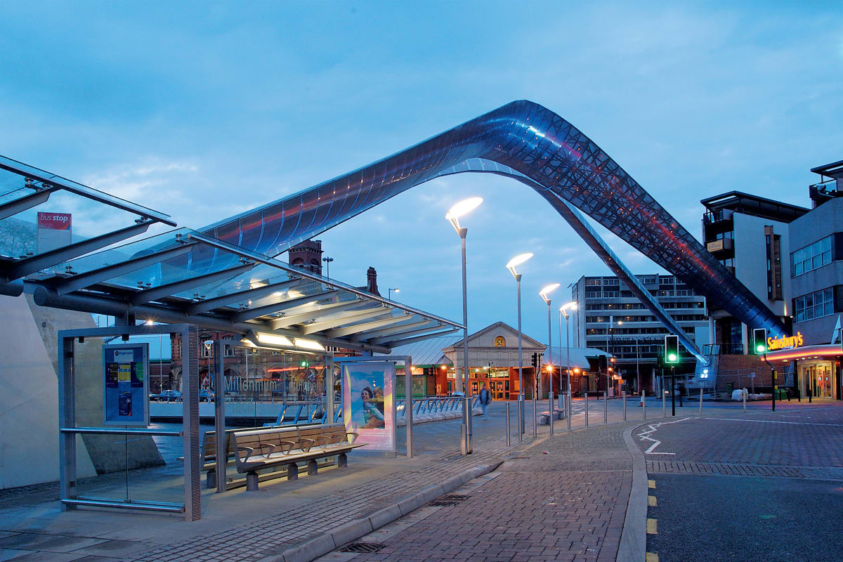 bespoke shelter and geo indirect parklight