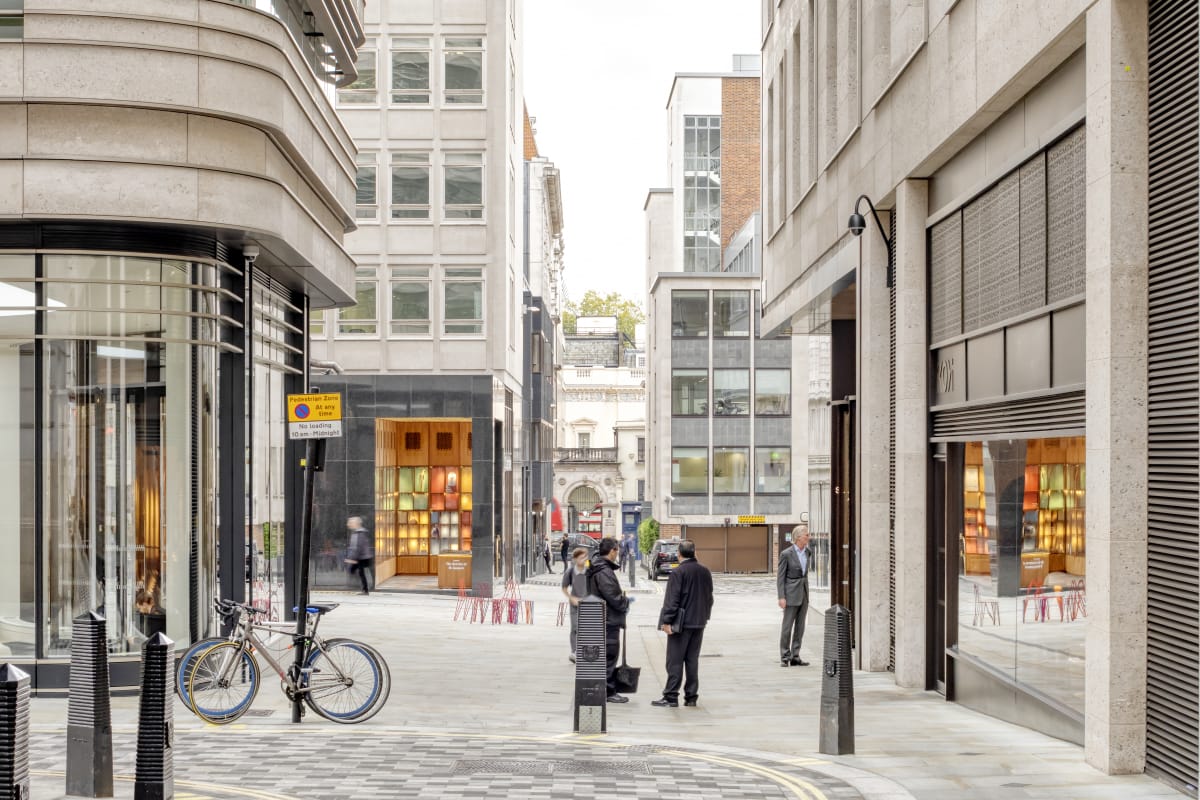 scoutmoor paving and granite mix - st james market london
