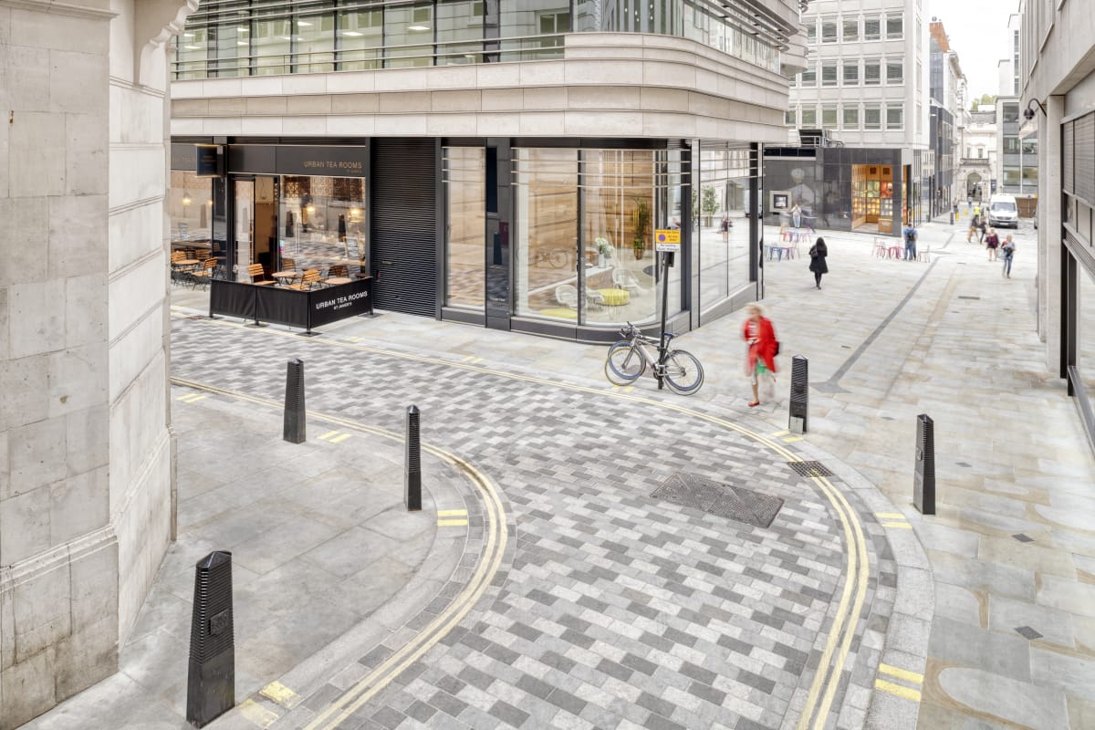 scoutmoor paving and granite mix - st james market london