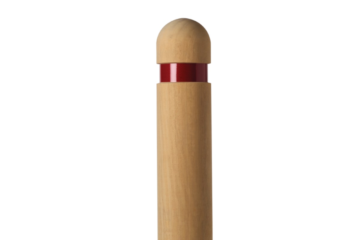 circular bollard with rounded top