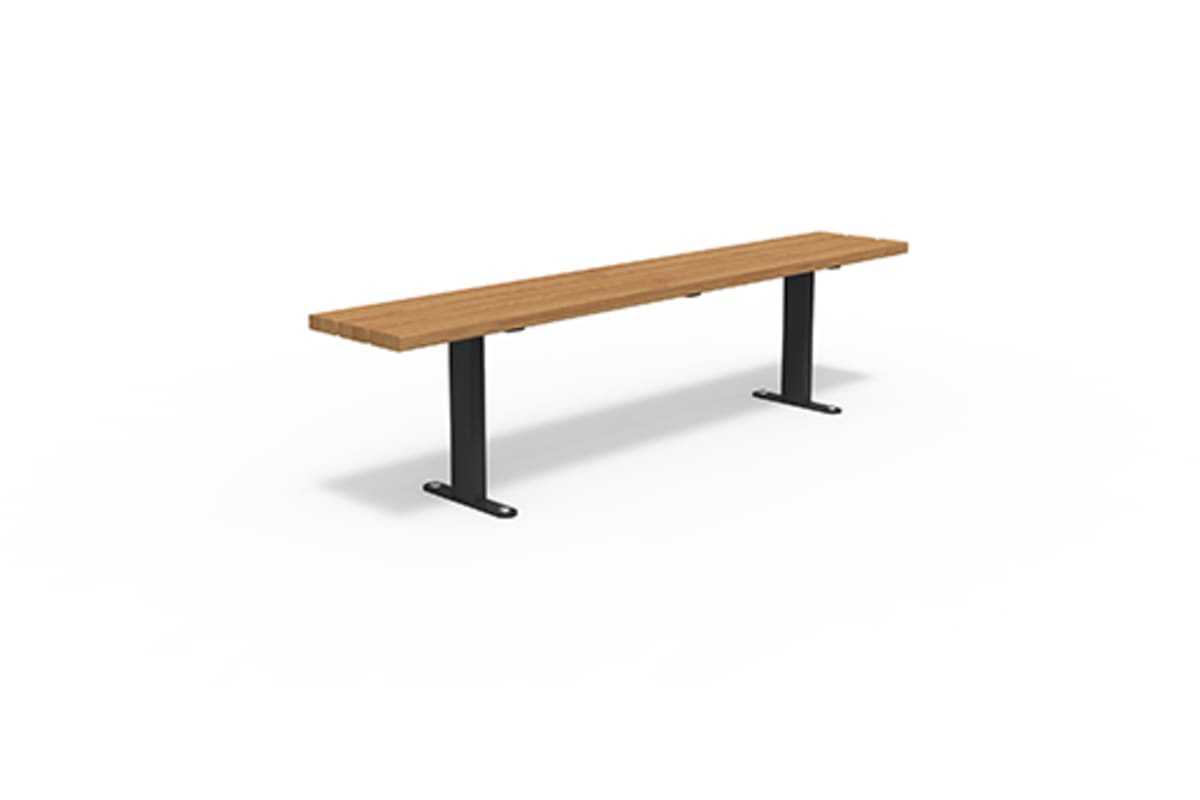 essentials steel powder coated bench