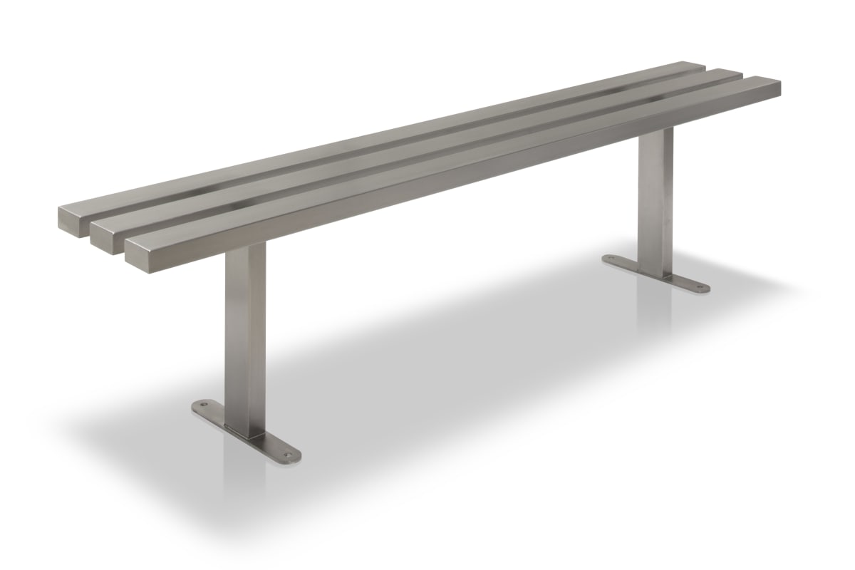 essentials 304 stainless steel bench