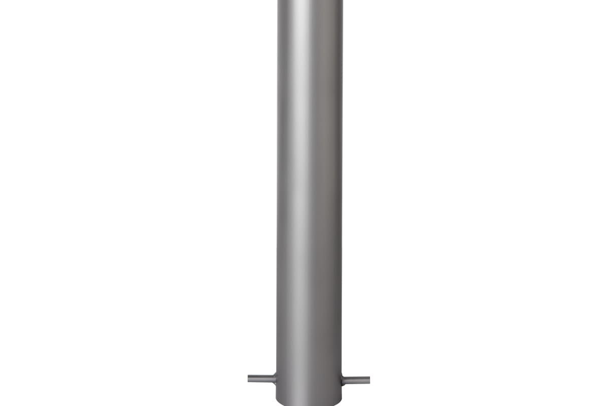 essentials 304 stainless steel bollard - bead blast finish