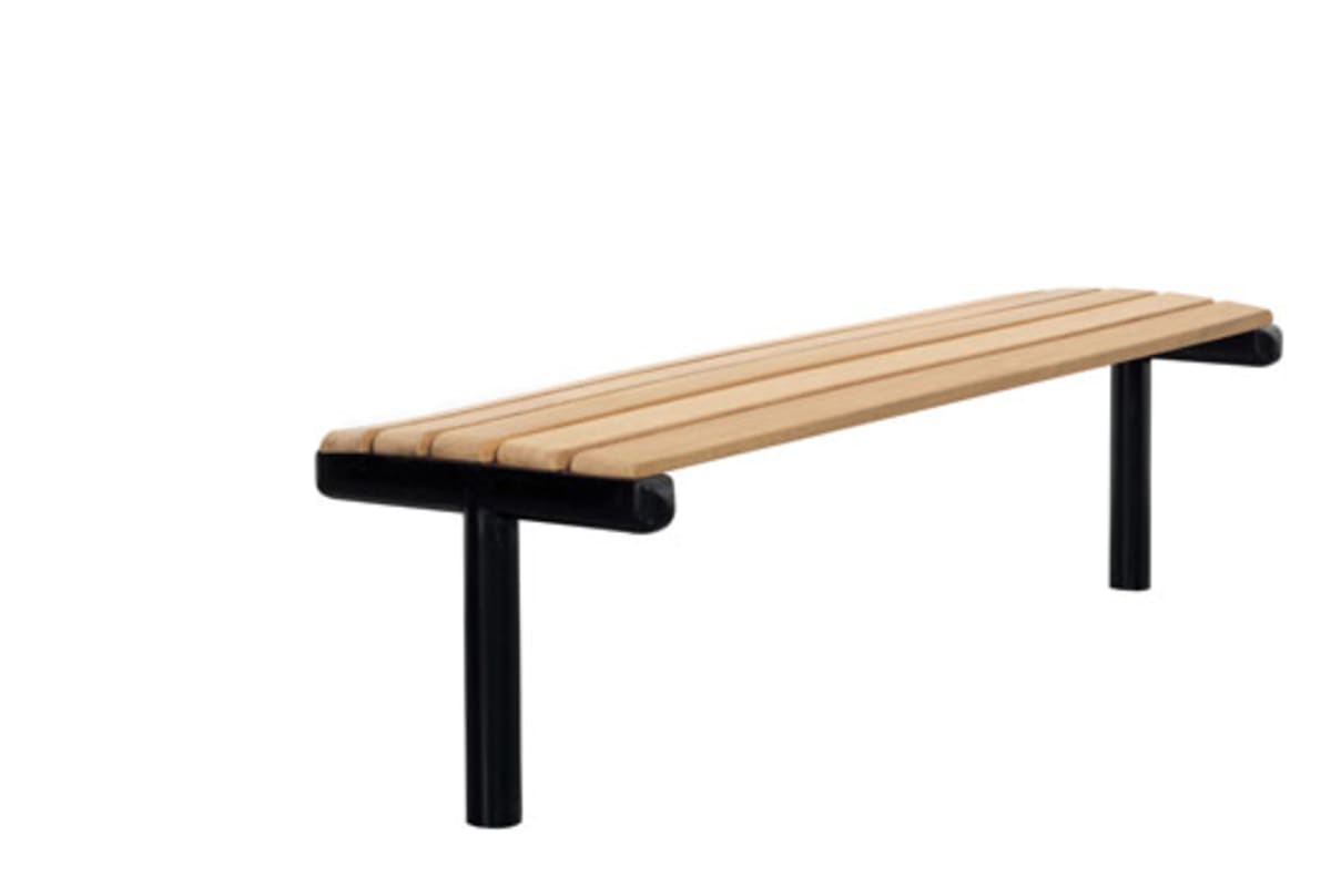 ferrocast parkway bench in polyurethane