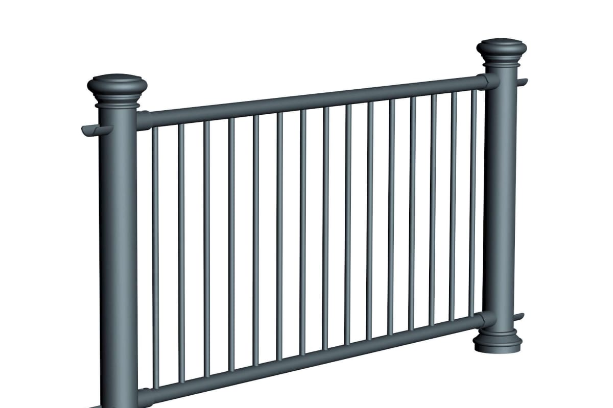 ferrocast regent 3 (pgr3) polyurethane pedestrian guard rail