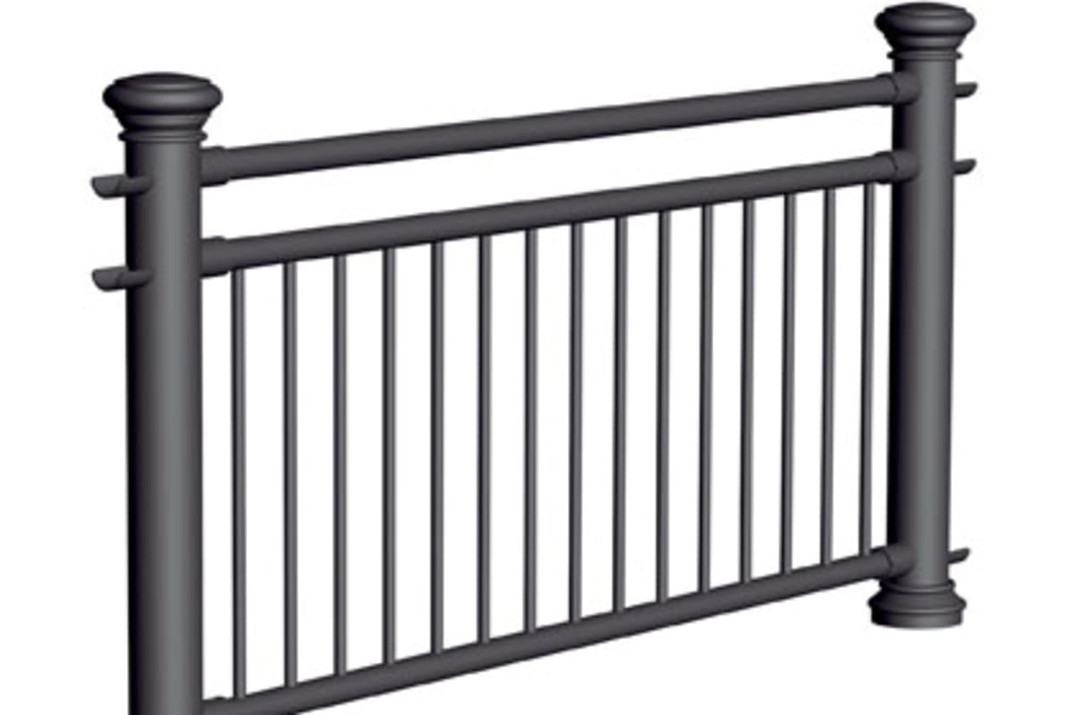ferrocast regent 4 (pgr3) polyurethane pedestrian guard rail