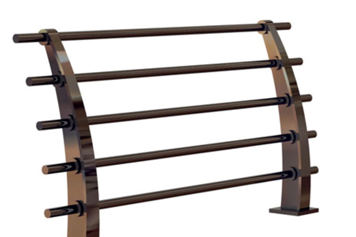 ferrocast waterside 5 rail polyurethane post and rail
