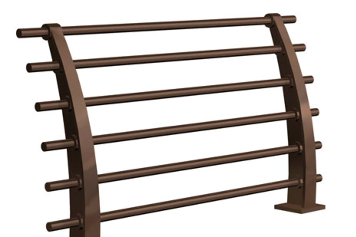 ferrocast waterside 6 rail polyurethane post and rail