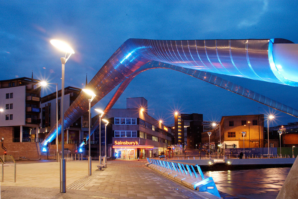 geo indirect parklights and bespoke post and rail system