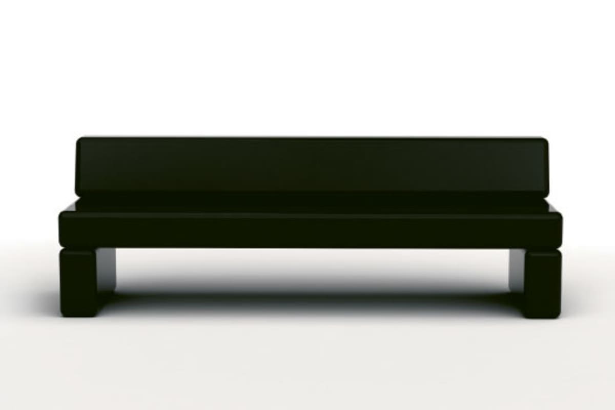 geoform stonelements seat with block legs in natural stone