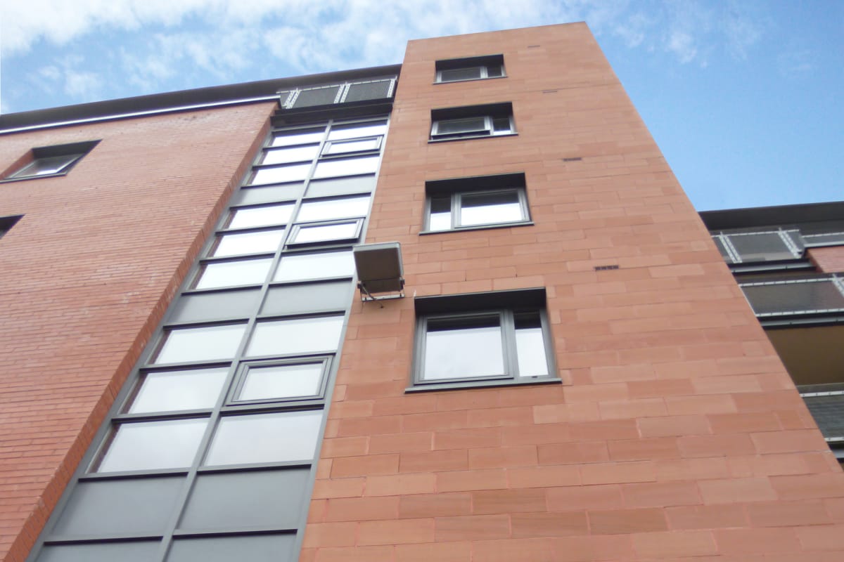 locharbriggs sandstone cladding castlegate