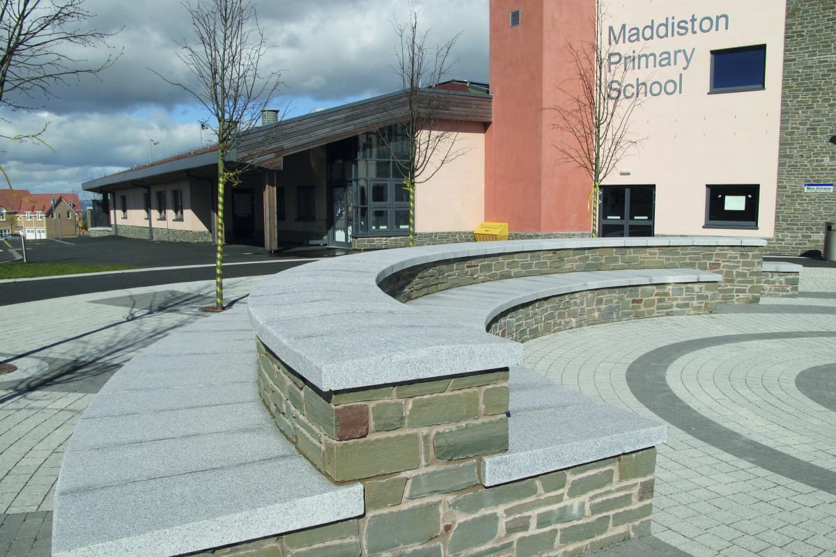 marshalls granite silver grey polished copings maddiston