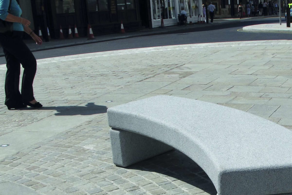 marshalls scoutmoor flamed yorkstone granite silver grey bench selby
