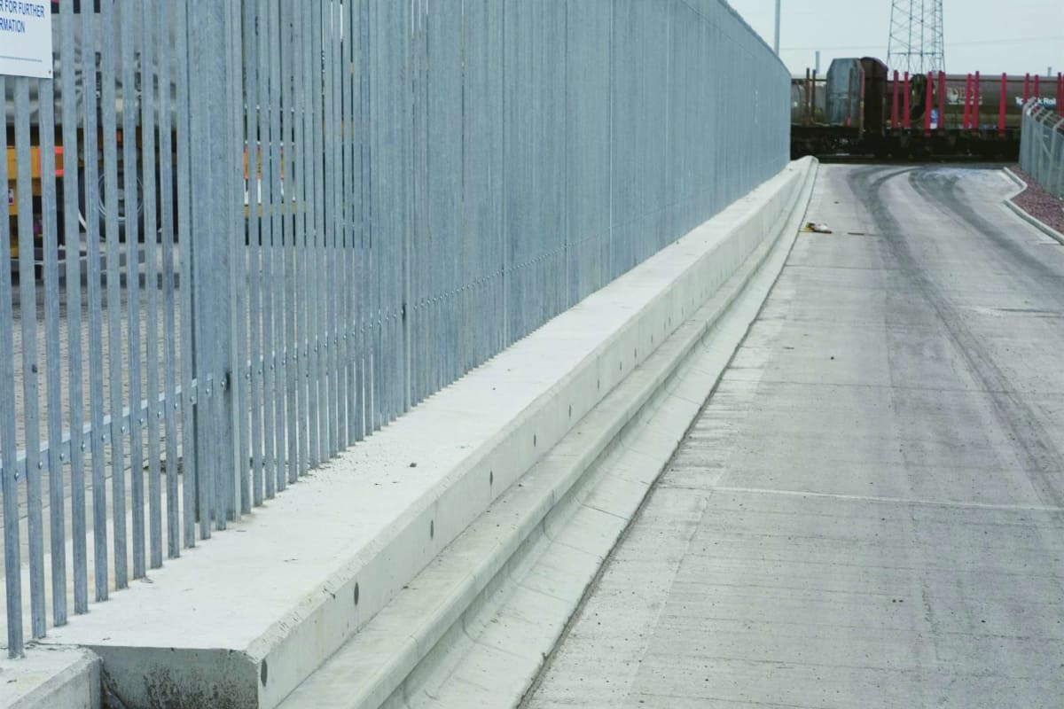 marshalls titan specialist vehicle high containment kerb natural bellshill