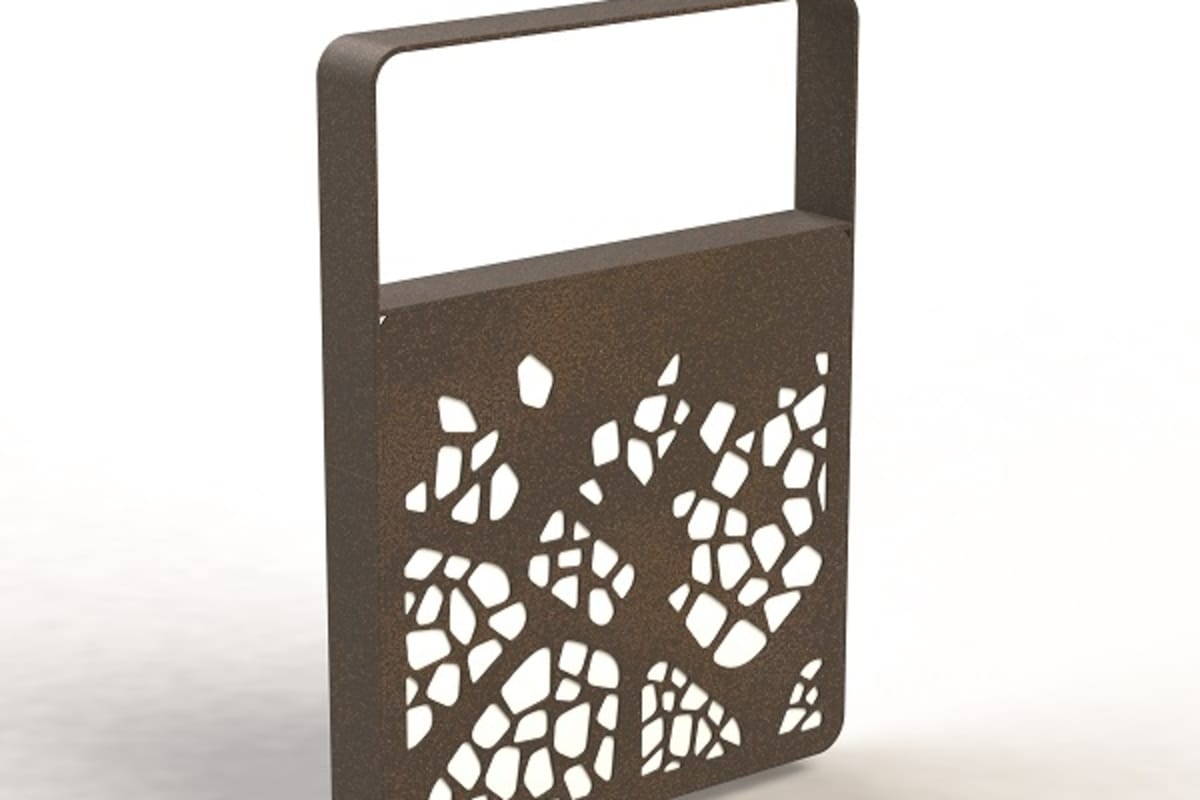 natural elements - end panel with arm