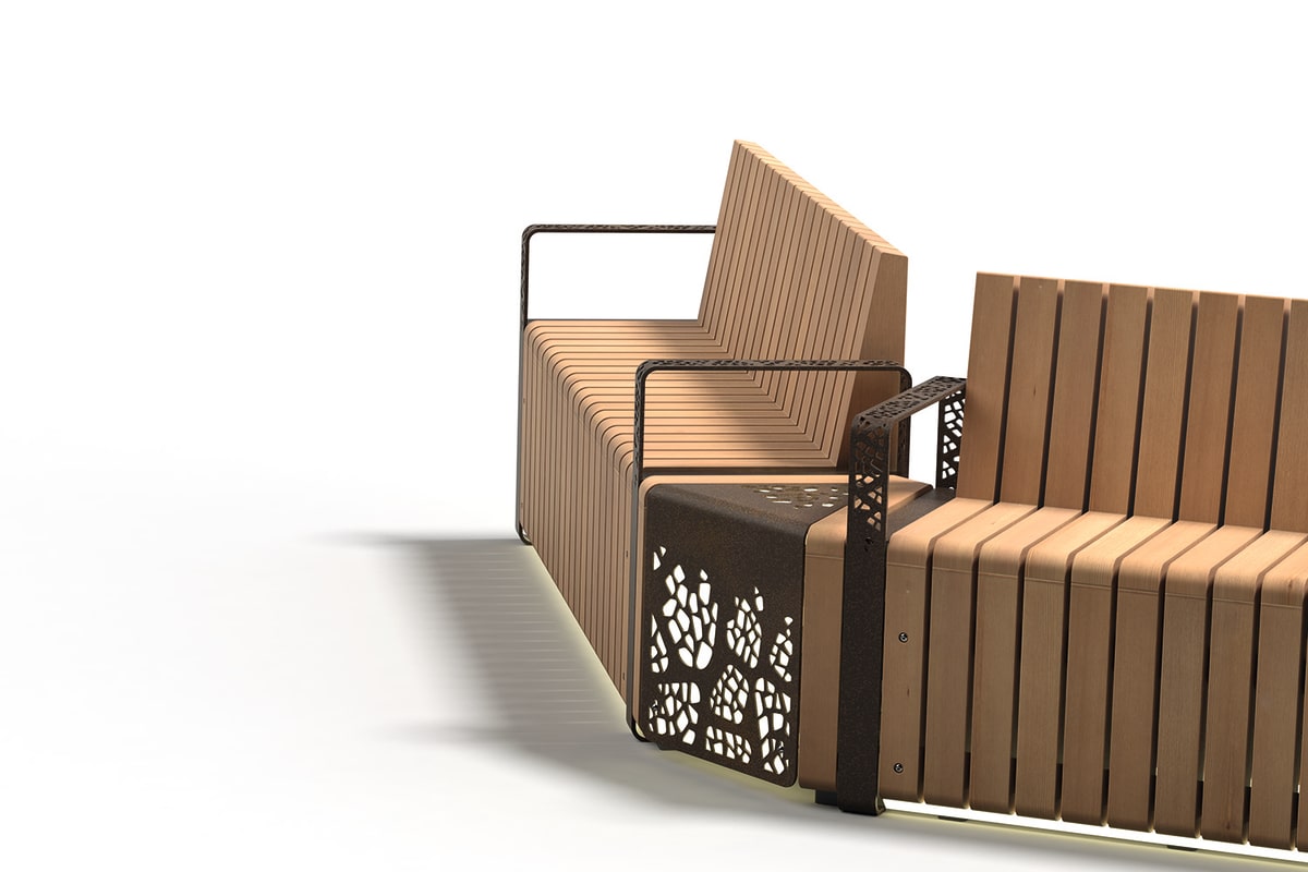 natural elements - seating configuration