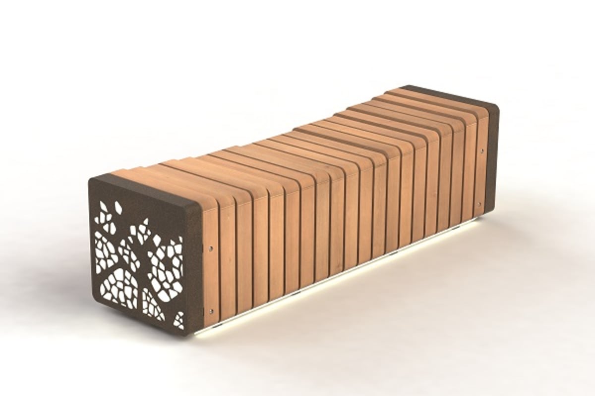 natural elements - standalone bench