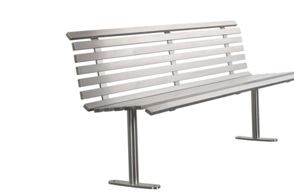 ollerton academy seat in stainless steel