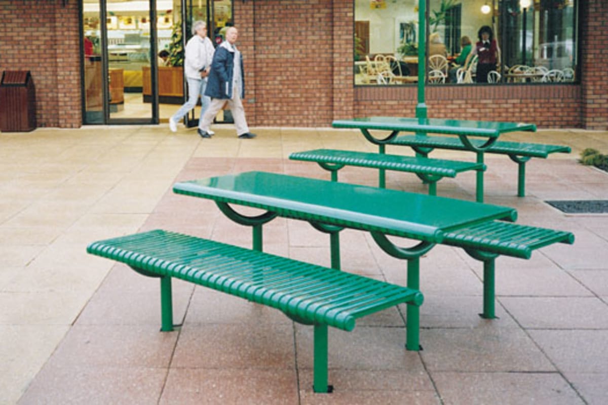 ollerton festival picnic table in steel