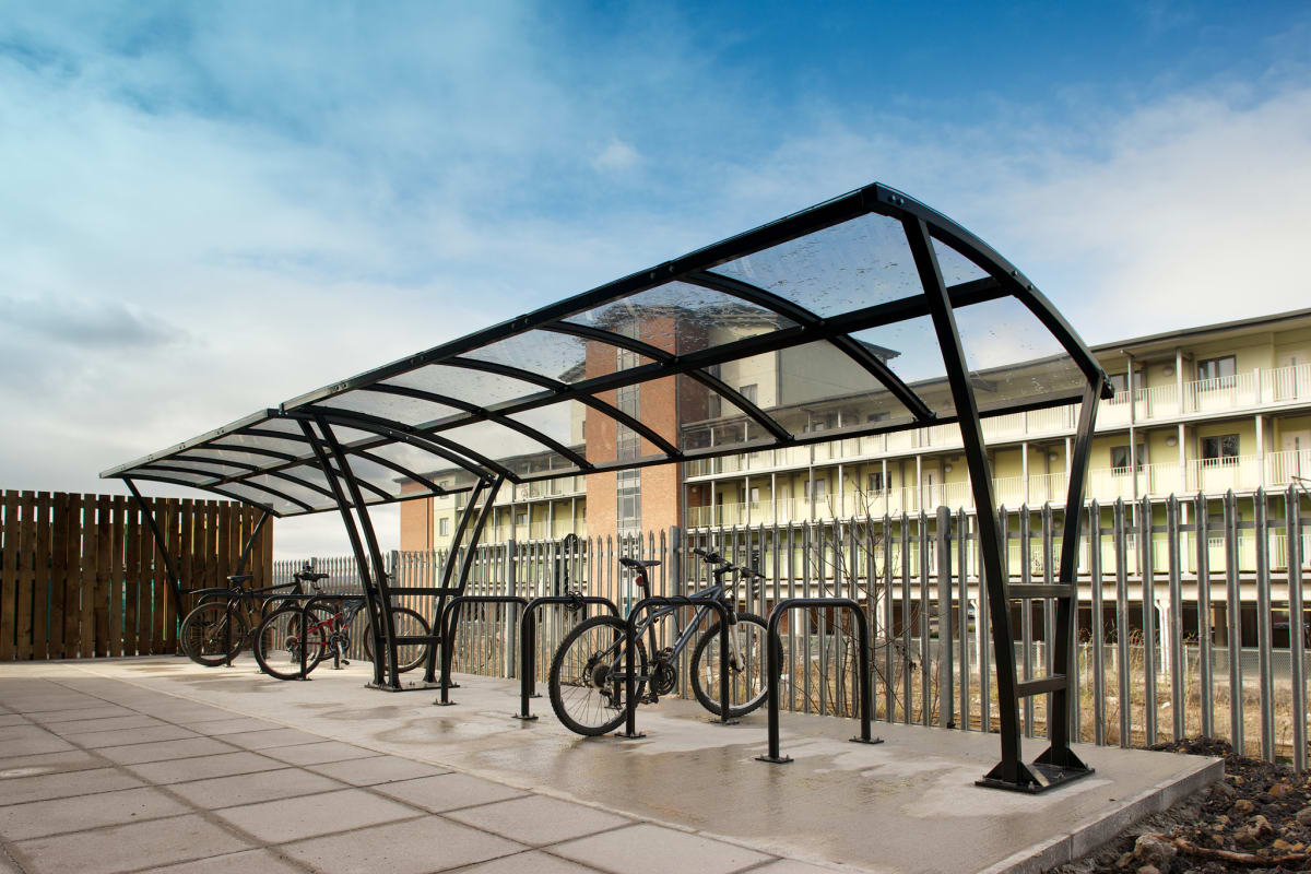 pluto cycle shelter - network rail headquarters