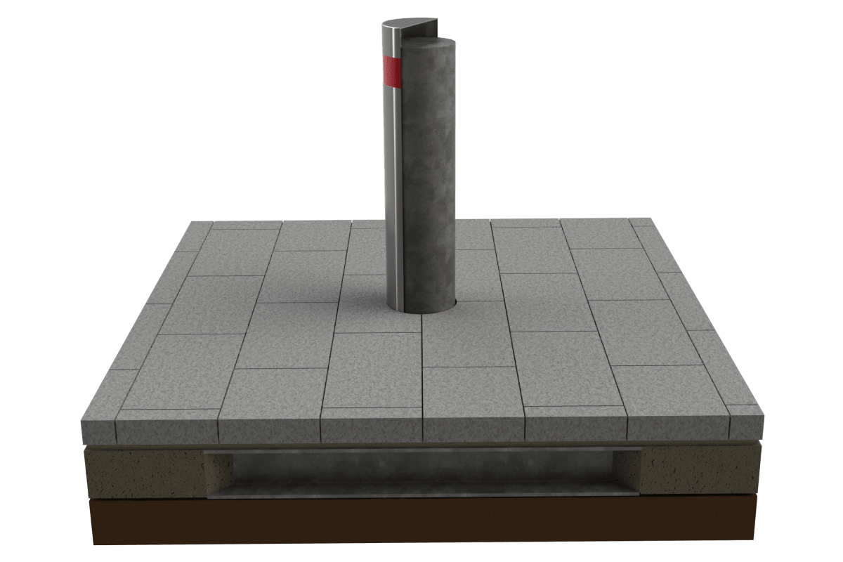 rhinoguard 72/50 shallow mount bollard