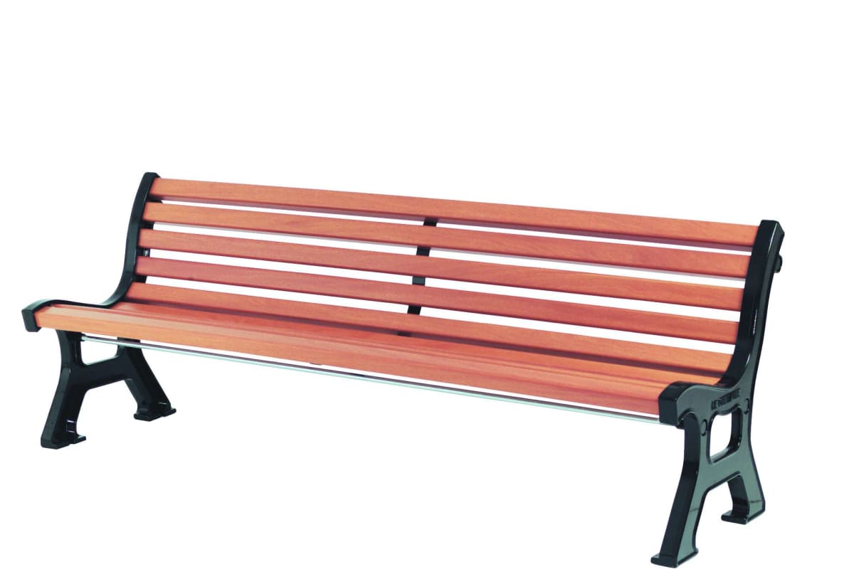 sineu graff centaure evolution seat in cast iron and timber