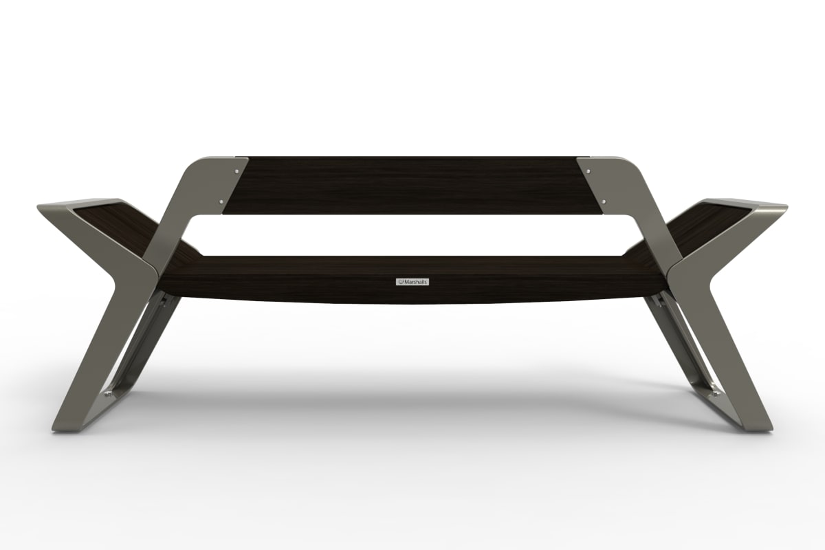 back view of stratic seat - onyx and quartz