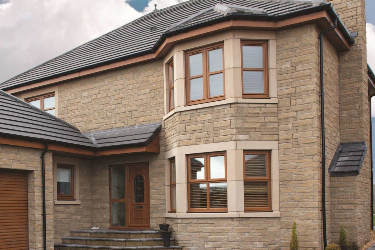 thistlestone pitched face reconstructed walling