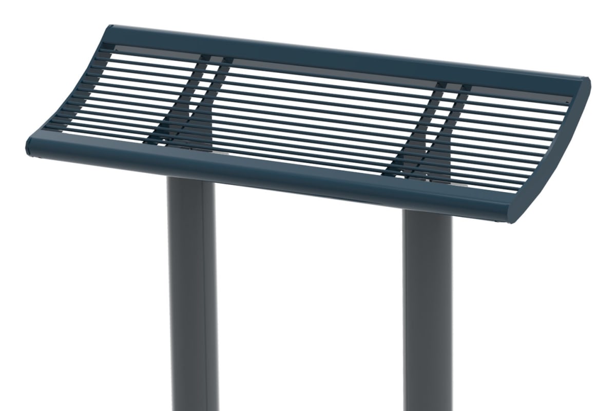 urban city perch seat - steel & pc