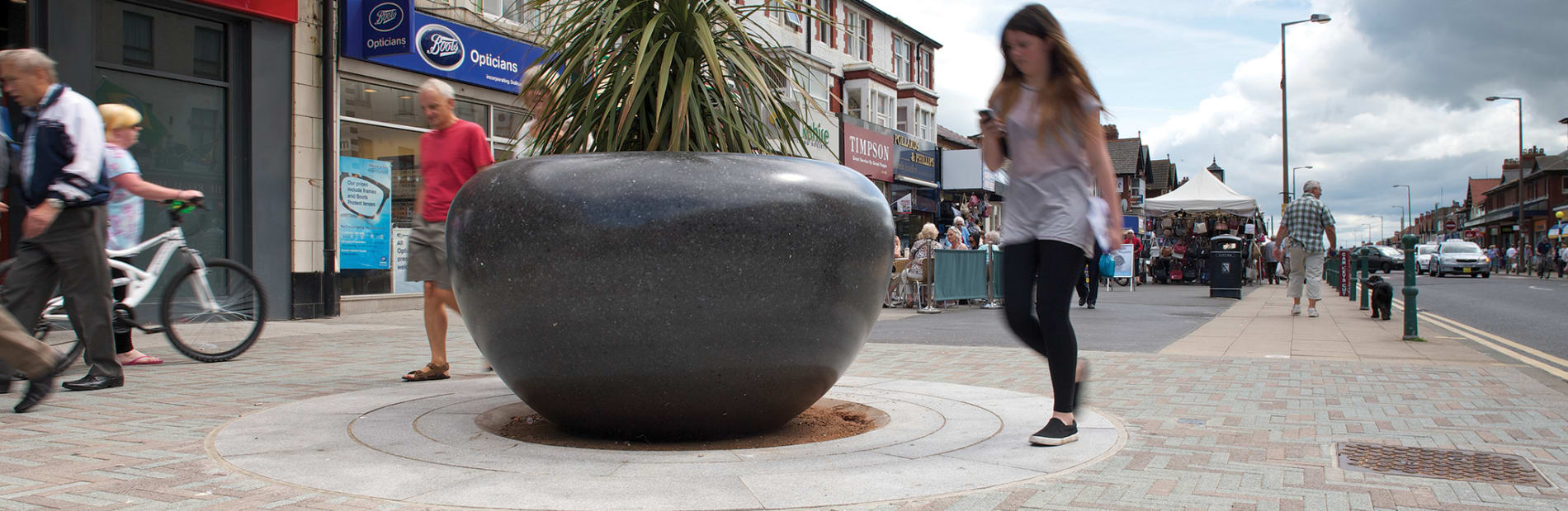 Commercial street planters Marshalls