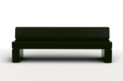 geoform stonelements seat with block legs in natural stone