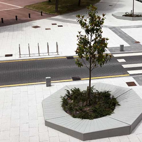 escofet otto concrete planter