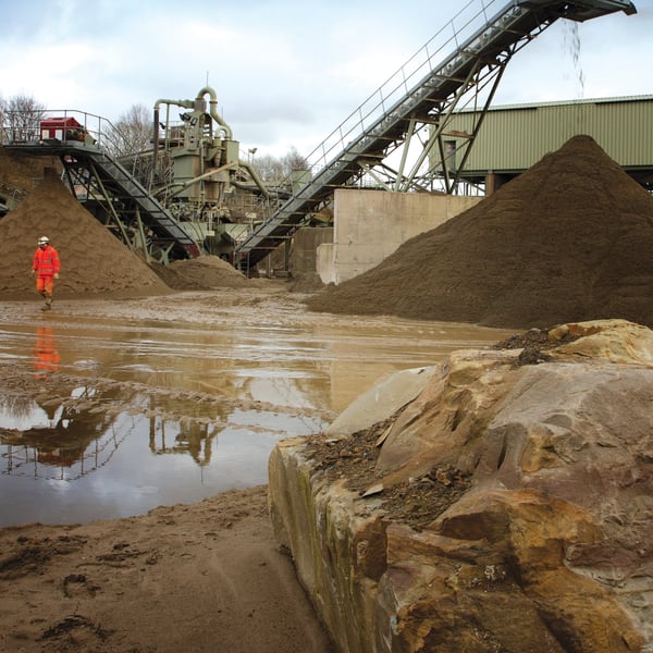 sands and aggregates quarry
