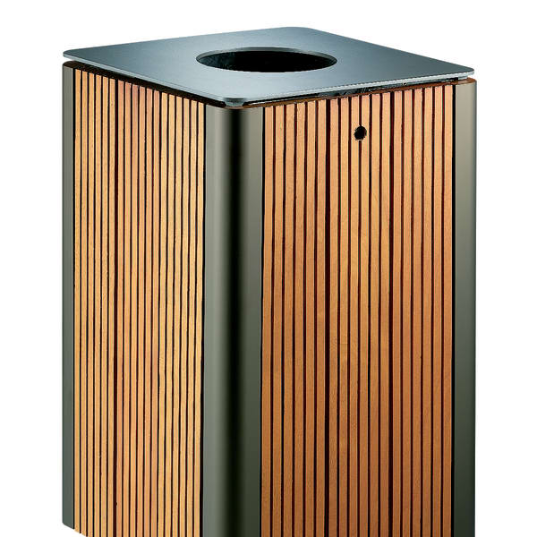 classic square litter bin