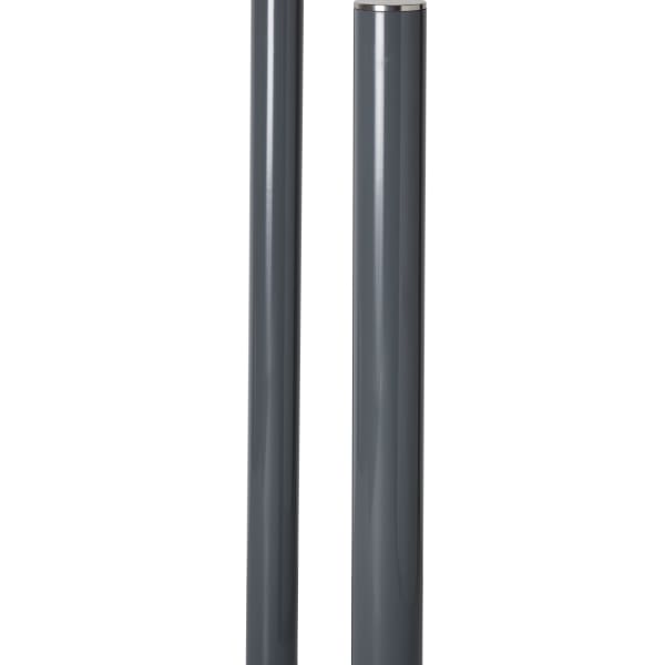 essentials steel powder coated coat collard