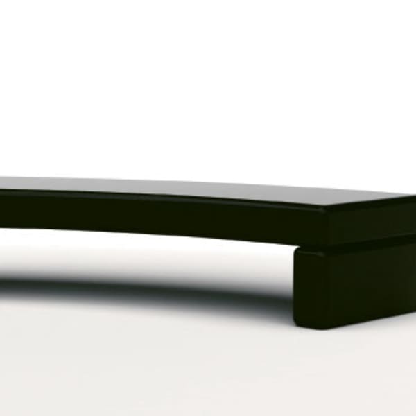 geoform stonelements curved bench with block legs in natural stone
