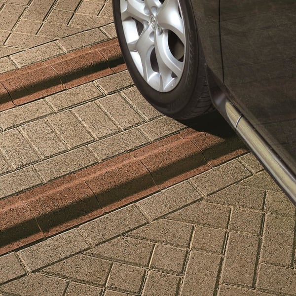 keycheck rumble strip and deterrent concrete paving