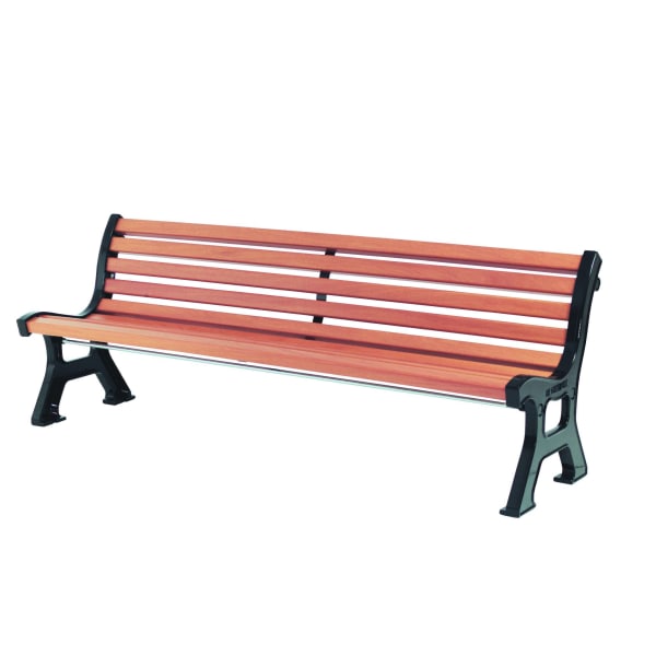 sineu graff centaure evolution seat in cast iron and timber