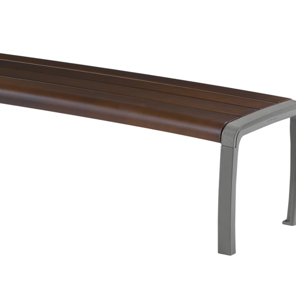 sineu graff twist three place curved bench