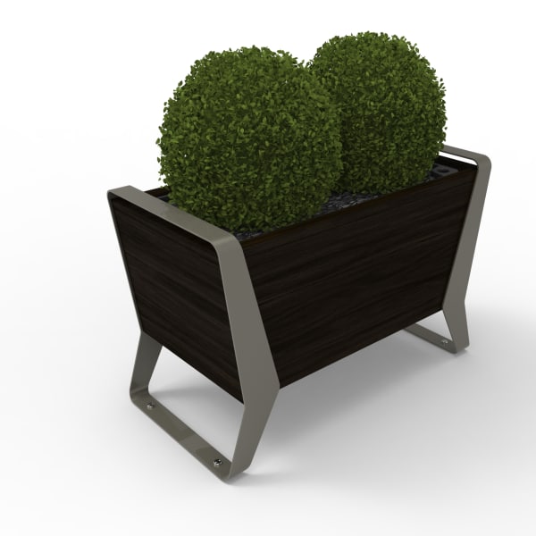 stratic planter - onyx and quartz