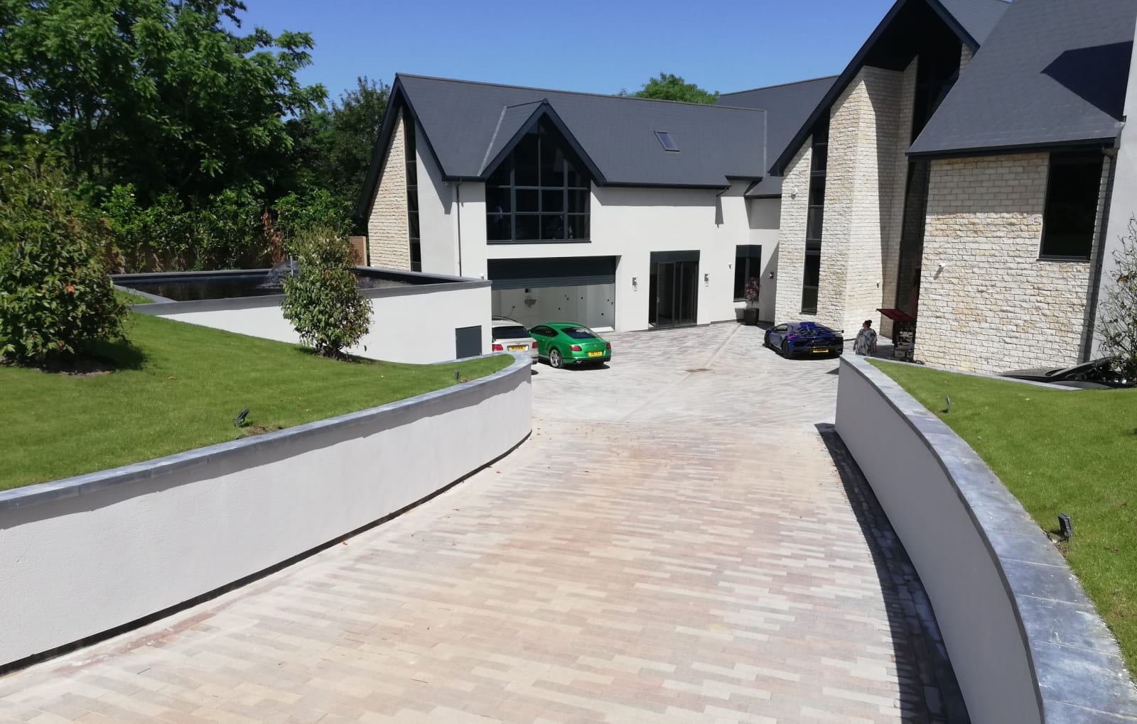 Marshalls Driveline Metro mix colours block paving