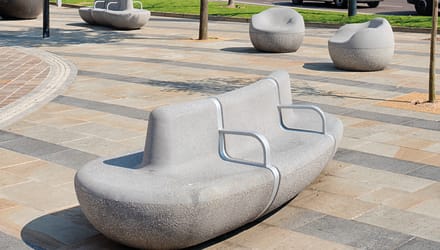 Igneo seats and bench