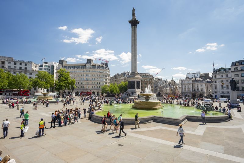 Marshalls natural stone in Trafalgar Square