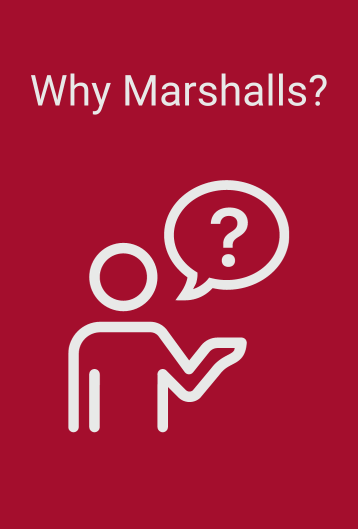 Why Marshalls banner?