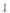 r14 telescopic - stainless steel single grove red bollard